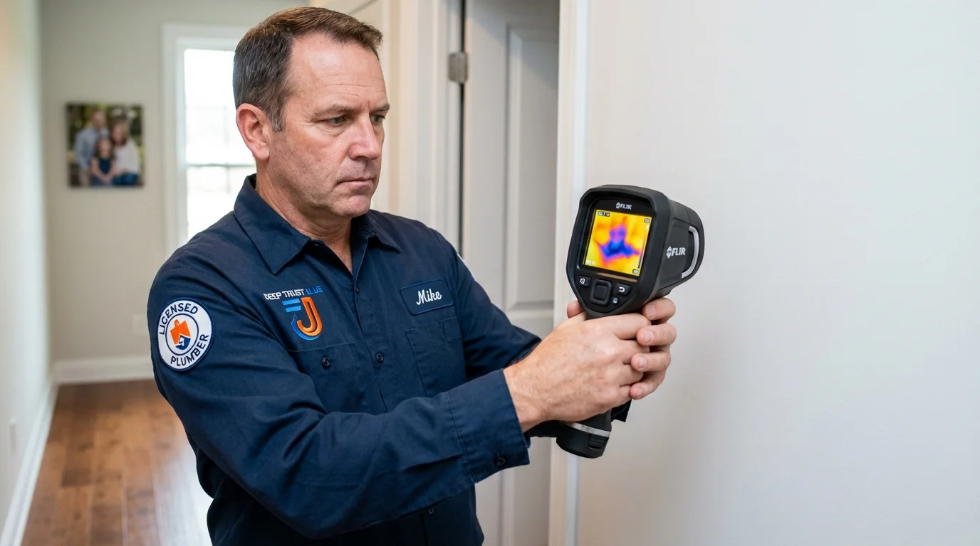 Thermal imaging leak detection by Johns Plumbing LLC in Laughlin